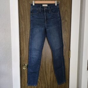 Madewell 10" High-Rise Skinny Jeans Size 24